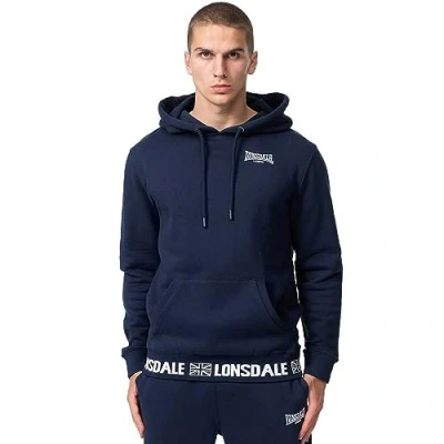 Imagen de Lonsdale Normale Passform Crosspatrick Jersey con capucha, Hombre, Talla: XXL, Navy white