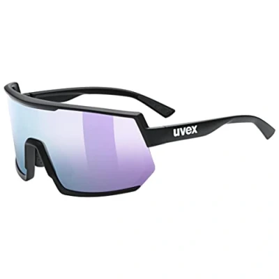 Imagen de Uvex sportstyle 235 Gafas de deporte, Adultos unisex, black matt/mirror lavender, one size