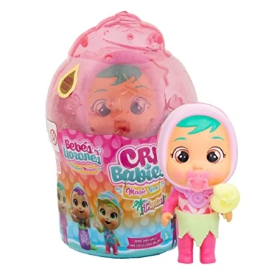 Imagen de Bebés Llorones lágrimas Mágicas Tropical Shiny Shells Shelly Muñeca Coleccionable Que Llora espumosas con 8 Accesorios Juguete para niñas y niños +3 Años