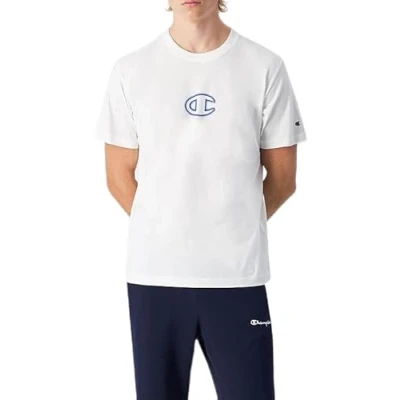 Imagen de Champion Graphic Crewneck WITH Large LOGO Camiseta estampada para niños, Talla: 13 14a, White
