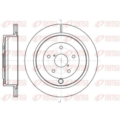 Imagen de REMSA 61042.10 Disco de freno Eje trasero 320, 320 18 5 ventilado