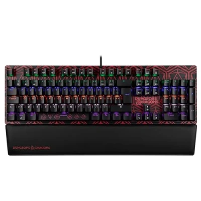 Imagen de Konix Dungeons &amp; Dragons Teclado gaming mecánico con Cable AZERTY Anti ghosting 20 efectos luminosos de 1,7 m
