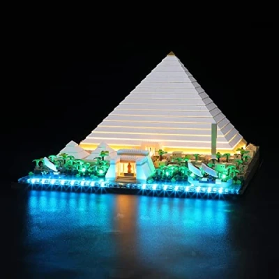 Imagen de LIGHTAILING Juego de Luces para Lego 21058 Gran Pirámide Guiza Kit iluminación LED Compatible con el Modelo Bloques construcción No Incluido