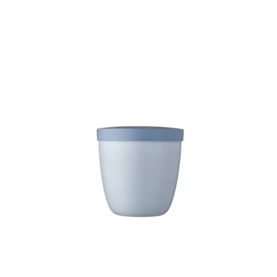 Imagen de Mepal Snackpot Ellipse Recipiente para Alimentos guardar y Transportar Aperitivos Apto Congelador, Microondas Lavavajillas 500 ml Nordic Blue