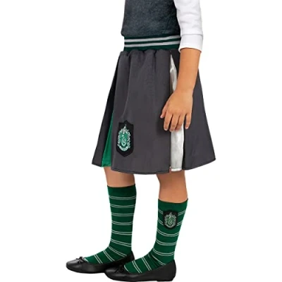 Imagen de Funidelia Calcetines de Slytherin Harry Potter para niña Hogwarts &amp; Magos El mejor merchandising regalar a verdaderos fans en Navidad, cumpleaños o cualquier celebración Verde