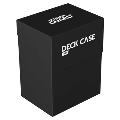 Imagen de Ultimate Guard Deck Box Cards, Black Caja de baraja (80 Tarjetas), Color Negro, sólido, (10249)