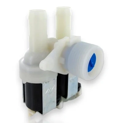 Imagen de válvula magnética DL pro apta para Bauknecht Whirlpool como 481227128558, 2 vías, 90, 14,0 mm