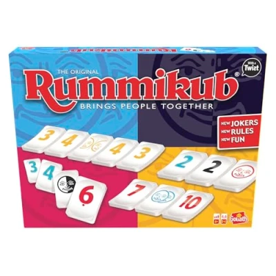 Imagen de Goliath RUMMIKUB Twist Juego de Mesa con Números y Letras para Ninos a Partir 7 Años 2 4 Jugadores Estrategia Familiar Viajes Vacaciones Diversión Desafío Mental