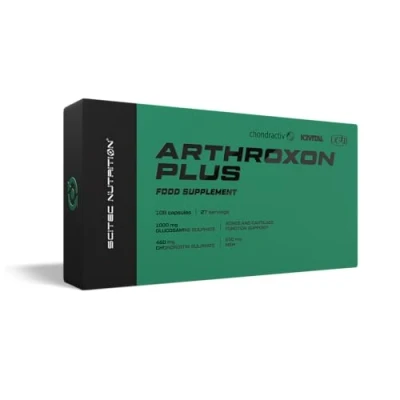 Imagen de Scitec Nutrition Arthroxon Plus, Complemento alimenticio a base de sulfato glucosamina, cartílago hidrolizado en polvo, condroitina, 108 cápsulas