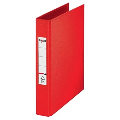 Imagen de Rexel Carpeta de anillas A5, color rojo, 25 mm, 2 juntas tóricas, a elegir, 2115560