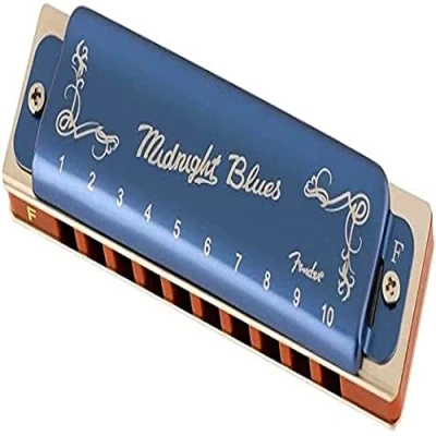 Imagen de Fender® Armónica Harmonía diatonic 10 agujeros Tuning F Blue Limited Edition