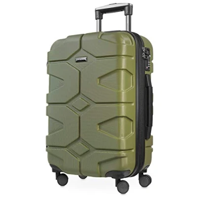 Imagen de HAUPTSTADTKOFFER X Kölln Equipaje de mano, Maleta rígida, Trolley expandible, 4 ruedas dobles, TSA, 55 cm, 43 litros, Olivgrün