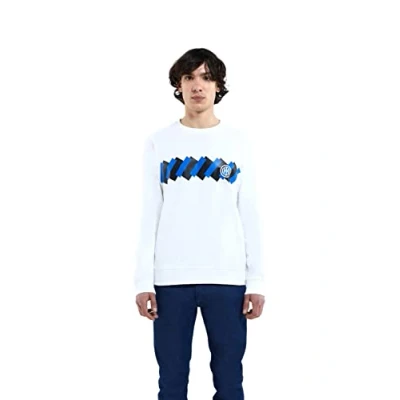 Imagen de INTER Felpa Girocollo Bianco, Unisex