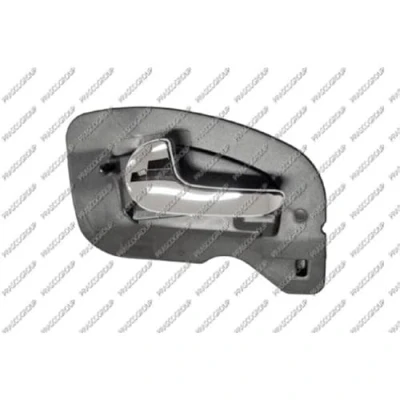 Imagen de PRASCO OP0308406 Manecilla de Puerta interior, Delante, izquierda cromo/negro OPEL: Combo C Furgón / Familiar, Corsa Hatchback