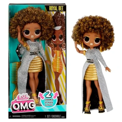 Imagen de L.O.L. Surprise! Muñeca de Moda OMG Royal Bee con Múltiples Sorpresas Que Incluyen Transformable y Accesorios Fabulosos para Niños Niñas Mayores 4 años