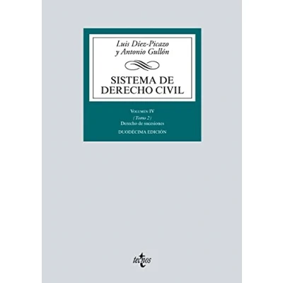 Imagen de Sistema de Derecho Civil: Volumen IV (Tomo 2) sucesiones (Derecho Biblioteca Universitaria Editorial Tecnos)