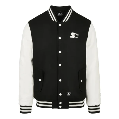 Imagen de Starter College Chaquetas bomber, Hombre, Talla: Medium, Black/white