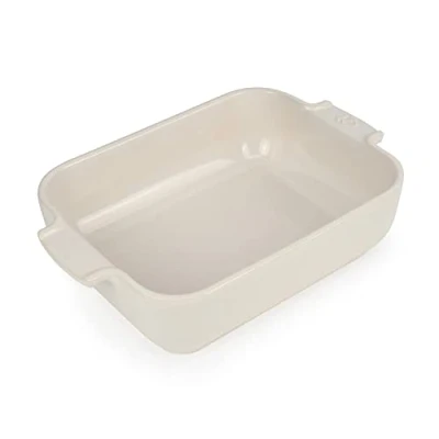 Imagen de Peugeot Saveurs PSP60084 60084 Appolia Plana Horno Rectangular 25, Color Crudo, 1 Liter, cerámica