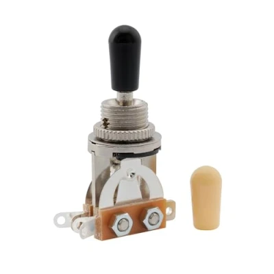 Imagen de Musiclily Métrica Interruptor Selector Toggle Switch de 3 Vías para Guitarra Eléctrica Epiphone Les Paul, Boton Negro