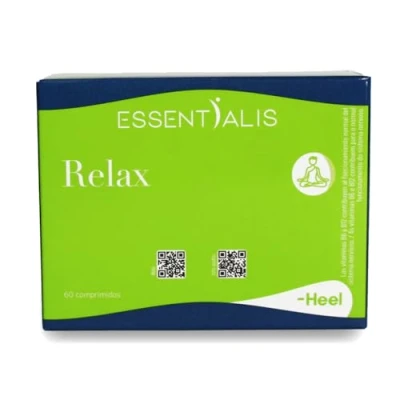 Imagen de Essentialis Relax Con extractos de valeriana, melisa, pasiflora, amapola california, magnesio, B6 y B12 60 comprimidos veganos Ayuda a reducir el exceso irritabilidad, e inquietud 1 o 2 al día