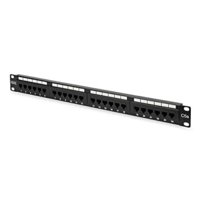 Imagen de DIGITUS Patchpanel Cat 5e, 24 puerto, 19&quot;, 1U, sin blindado, Gris