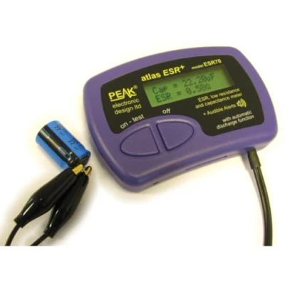 Imagen de Velleman Capacimetro y medición de ESR: ESR70G, negro morado