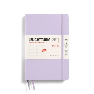 Imagen de LEUCHTTURM1917 371013 Paperback (B6+) Agenda semanal 2025, color morado