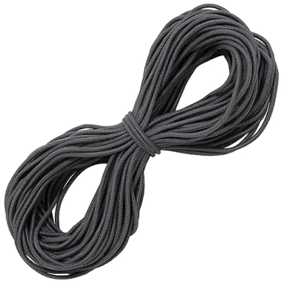 Imagen de AERZETIX C67257 Elástico decorativo redondo 25 metros diámetro 3mm color gris antracita