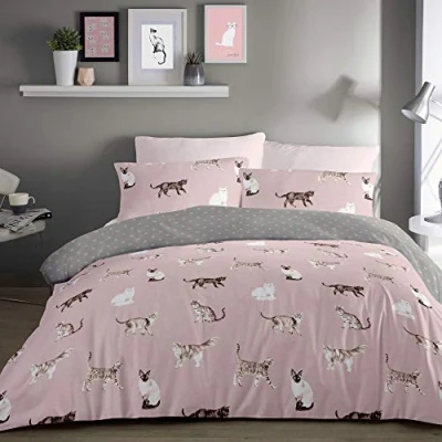 Imagen de Fusion Geo edredón y Dos Fundas de Almohada, 52% poliéster, 48% algodón, ^^, Doublé