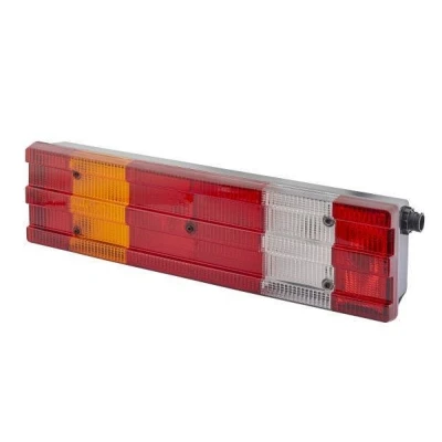 Imagen de HELLA 2VD 007 500 411 Piloto trasero izquierda P21W, R10W negro 24 con lámpara portalámparas MERCEDES BENZ: ACTROS MP2 / MP3, AXOR 2