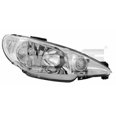 Imagen de TYC 20 6155 35 2 Faros derecha H7/H7 para circulación por la con electromotor PEUGEOT: 206 Hatchback