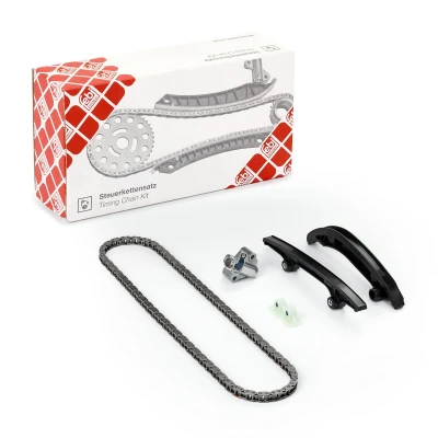 Imagen de FEBI BILSTEIN 104077 Juego de cadena distribución Símplex, cerrada FORD: Transit Mk6 Furgón, Camión plataforma/Chasis