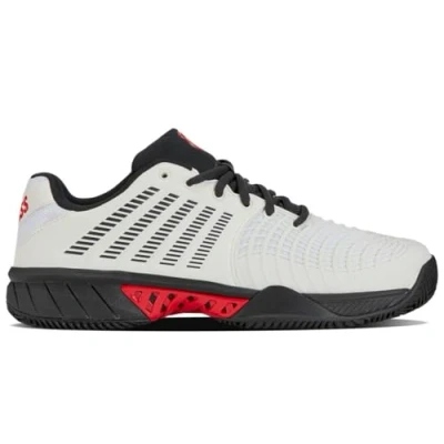 Imagen de K Swiss Express Light 3 HB, Tenis Shoe Hombre, Bright White Stretch Limo High Risk Red, 41.5 EU