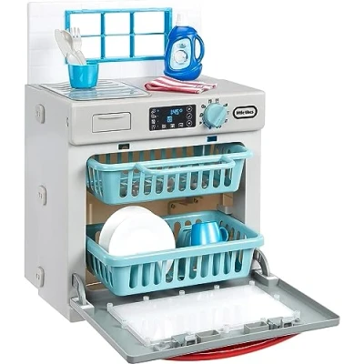 Imagen de Little Tikes First Lavavajillas Aparato de Simulación Realista para Niños Juguete Interactivo con 14 Accesorios Cocina Mayores 2 años