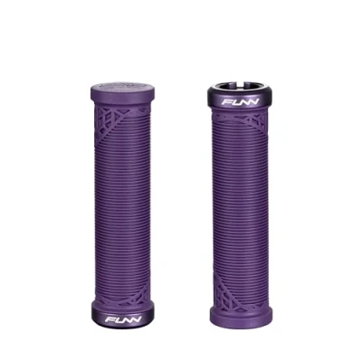 Imagen de Funn Hilt JR Puños de Manillar para Bicicleta Montaña con Abrazadera Bloqueo Único, un Diámetro Interior 19 mm (Morado)