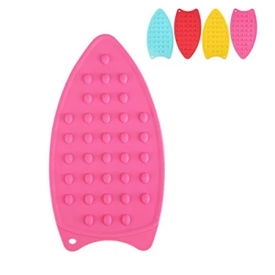 Imagen de Haofy Suela para planchas, Alfombrilla de Hierro Silicona, Esterilla Plancha Soporte Proteger su Mesa Durante el Planchado, Resistente al Calor Antideslizante