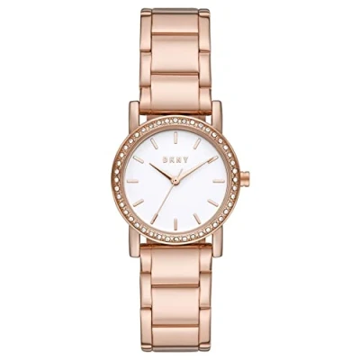 Imagen de DKNY Reloj Analógico para Mujeres de Cuarzo con Correa en Acero Inoxidable NY9205