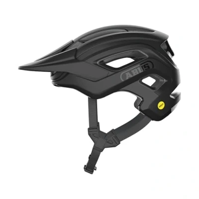 Imagen de ABUS casco MTB Cliffhanger MIPS de ciclismo para senderos exigentes con protección contra impactos y grandes aberturas ventilación hombres mujeres negro mate, talla M