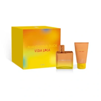Imagen de MANDARINA DUCK FRAGRANCES Vida Loca For Her Estuche Regalo Mujer, Incluye 100 ml y Crema Corporal 50 ml, Familia Olfativa Floral, Amaderada Cítrica