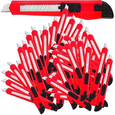 Imagen de 50 200 cuchillas de cúter, con cuadrícula y hojas preperforadas 9 mm