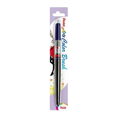 Imagen de Pentel color Brush Pincel recargable, azul acero