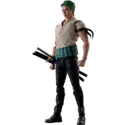 Imagen de TAMASHII Nations Figura de One Piece S.H. Figuarts Roronoa Zoro (Netflix) 14 cm