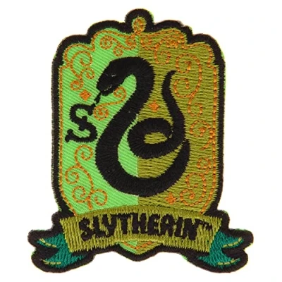 Imagen de Harry Potter Parche termoadhesivo Slytherin, verde/negro, Taille unique
