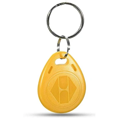 Imagen de OBO HANDS 125khz Etiquetas EM4100 Rfid Tarjeta Token Clave de la Etiqueta Control Acceso Smart Card ID Keyfobs Paquete 100pcs (AMARILLO)