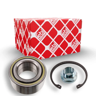 Imagen de FEBI BILSTEIN 173668 Juego de cojinete rueda con tuerca del eje circlip 84 Rodamiento a bolas contacto angular HONDA: CIVIC 7 Hatchback