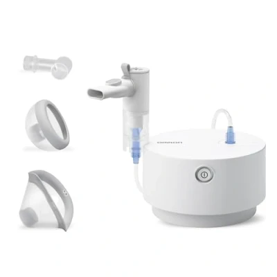 Imagen de OMRON X105 Advanced Nebulizador para niños y adultos, Todo en Uno Enfermedades Respiratorias Agudas crónicas, Color Blanco