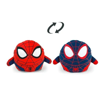 Imagen de Simba Disney 6315870375 Spiderman and Miles Morales Peluche Reversible, 8 cm, a Partir de 0 Meses, Color Azul