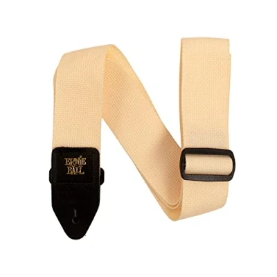 Imagen de Ernie Ball Cream &amp; Black Polypro Guitar Strap