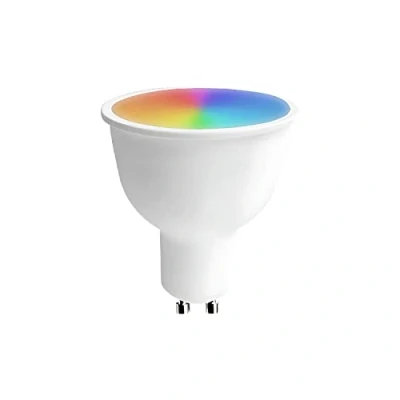 Imagen de Bombilla LED Spotlight Smart WiFi GU10 5W Equi.25W 380lm RGBWW Regulable vía Smartphone/App 25000H 7hSevenOn Premium