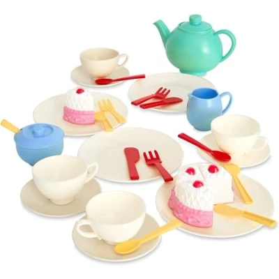 Imagen de Casdon 66550 Colourful Toy Set for Children Aged 3+ , Includes 36 Pieces The Best Tea Parties Around, New Colourway
